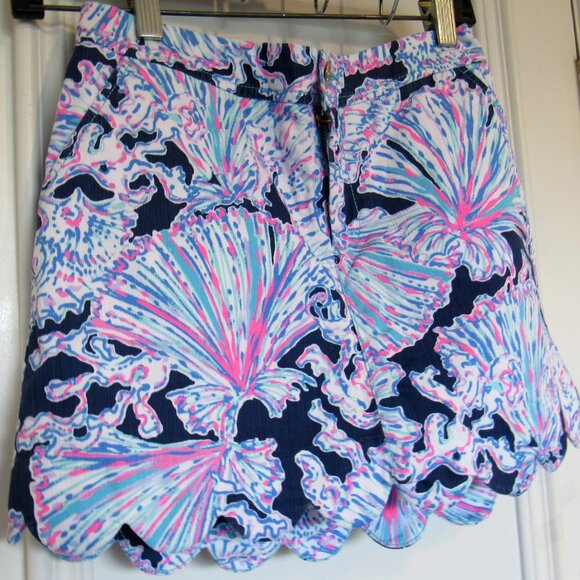 Lilly Pulitzer Multicolor Cotton Skort waist 26in - Picture 1 of 9